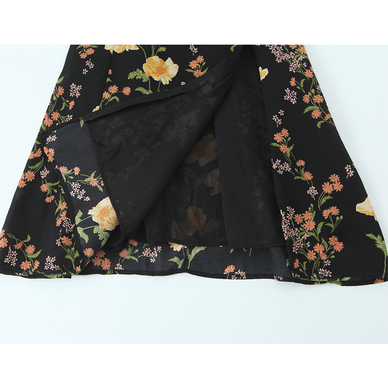 YENKYE Franse Stijl Vintage Bl - French Vintage Floral Midi Dress recensie en prijs