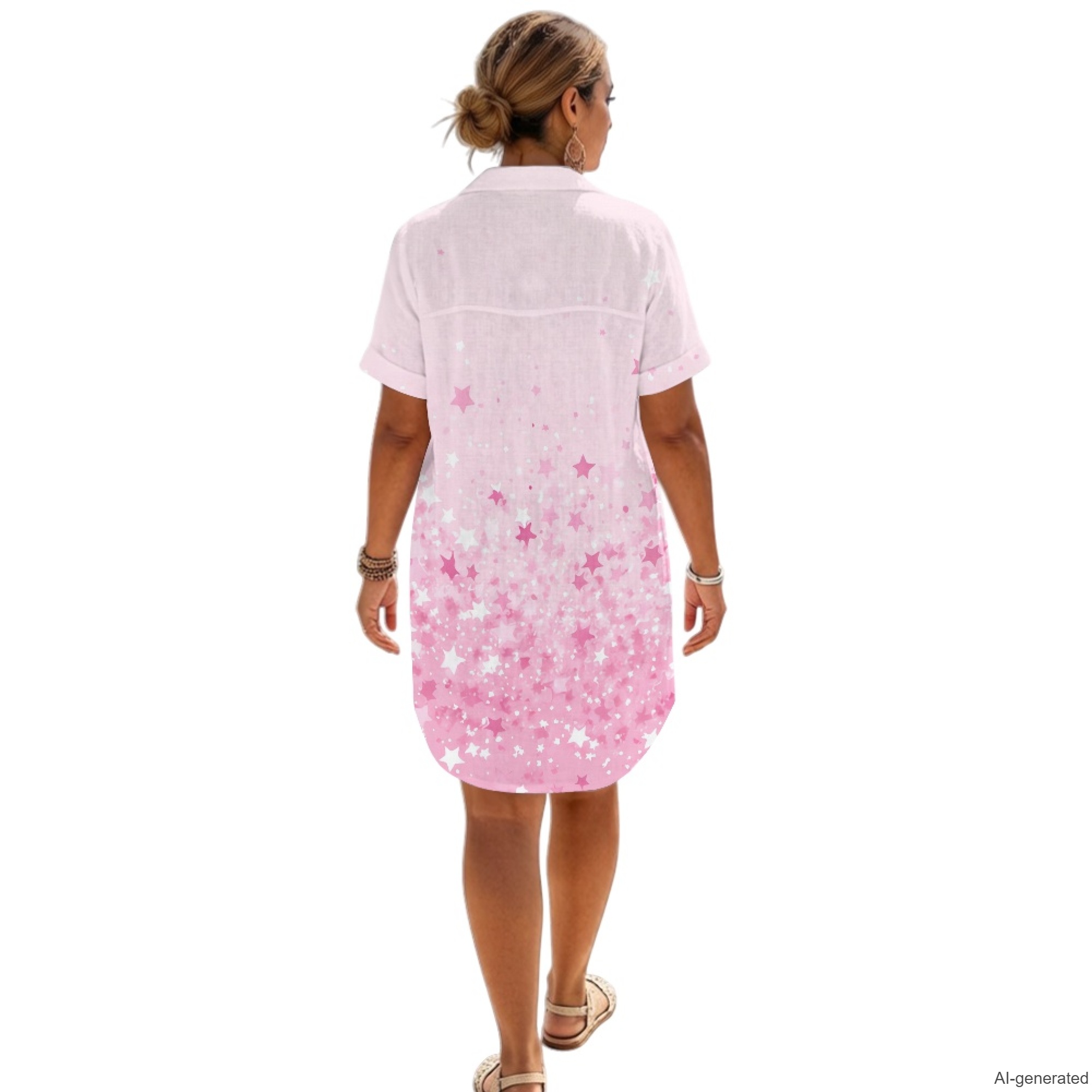 XIXIRIMIDO Zomer Dames Linnen  - Casual Loose Linen Shirt Dress recensie en prijs
